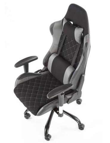 Кресло компьютерное HALMAR DRAKE черный/серый