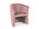 Кресло SIGNAL TM-1 Velvet Bluvel 52 античный розовый/венге