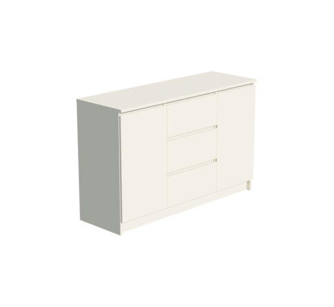 Комод ДСВ (МС Мори) МК 1200.3 Сатин
