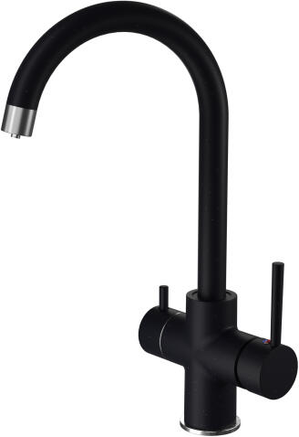 Смеситель для кухни GRANFEST QUARZ Z-5422 черный