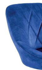 Стул барный HALMAR H101 темно-синий/черный