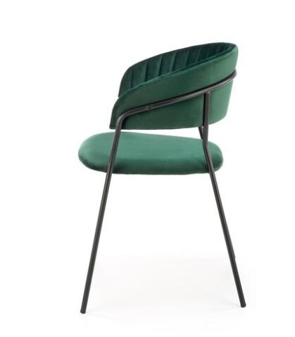 Стул HALMAR K426 темно-зеленый/черный