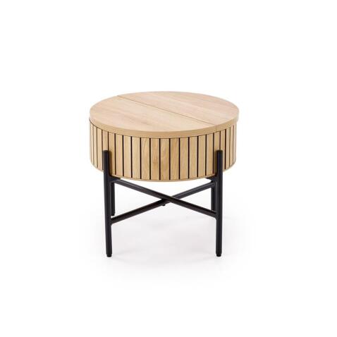 Комплект HALMAR DANTE (2 стола журнальных) натуральный/черный