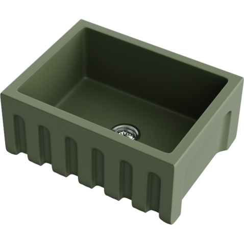 Кухонная мойка из керамики Omoikiri Mikura 61-OL Natceramic/olive