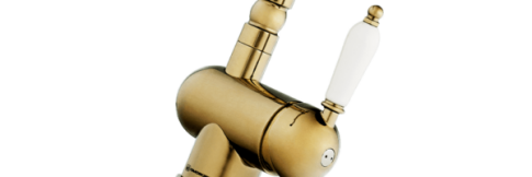 Смеситель для кухни Omoikiri Kyoto-AB античная латунь