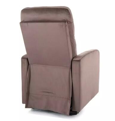 Кресло SIGNAL OTUS Velvet Bluvel 38 раскладное, капучино