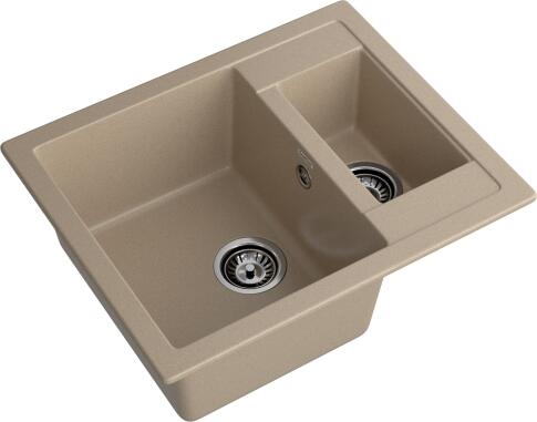 Кухонная мойка GRANFEST QUADRO Q-610K песочный