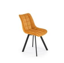 Стул HALMAR K549 горчичный/черный