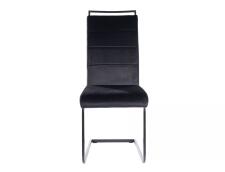 Стул SIGNAL H441 Velvet tap. 117 черный/черный мат