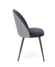 Стул HALMAR K478 черный/белый