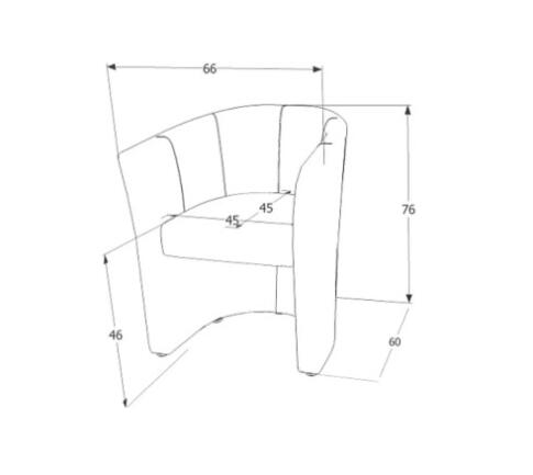 Кресло SIGNAL TM-1 EK-4 коричневый