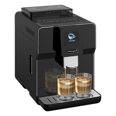 Кофемашина WEISSGAUFF WCM-330 TFT Touch Cappuccino Nero