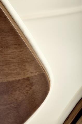 Кресло компьютерное HALMAR IGNAZIO ореховый/кремовый