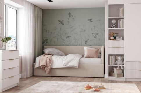 Диван-кровать ДСВ Бенто Крем 90/200