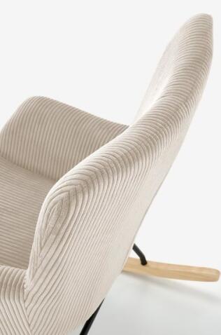 Кресло-качалка HALMAR BELMIRO кремовый