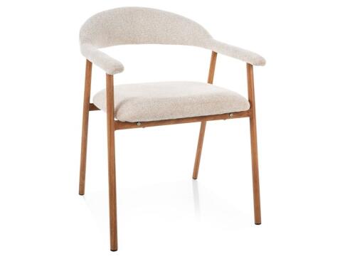 Стул SIGNAL LAGOS D Raven 22 бежевый/дуб