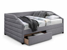 Кровать SIGNAL NADIA Velvet tap. 142 серый, 120/200