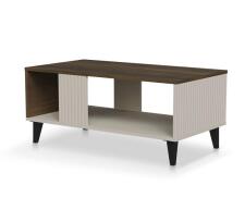 Стол журнальный HALMAR RANDOM 2 LAW-1 кашемир/орех/черный