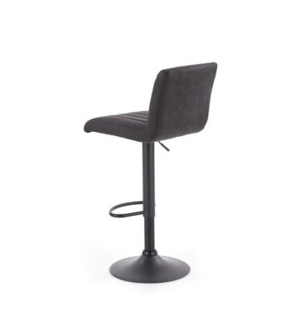 Стул барный HALMAR H89 темно-серый/черный