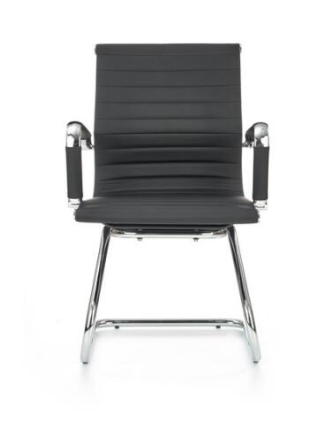 Кресло компьютерное HALMAR PRESTIGE SKID черный/хром