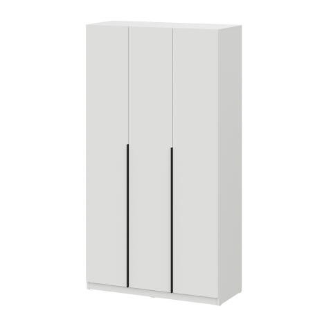 Шкаф NN Мебель ШК 5 (1200) Серия 2 Белый гладкий EW