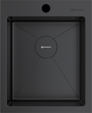 Кухонная мойка из нержавейки Omoikiri Akisame 41-GB графит
