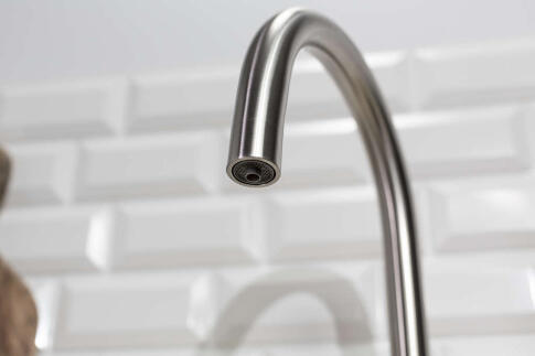 Смеситель для кухни Omoikiri Akita BN нержавеющая сталь