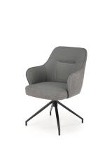 Стул HALMAR K527 серый/черный, поворотный