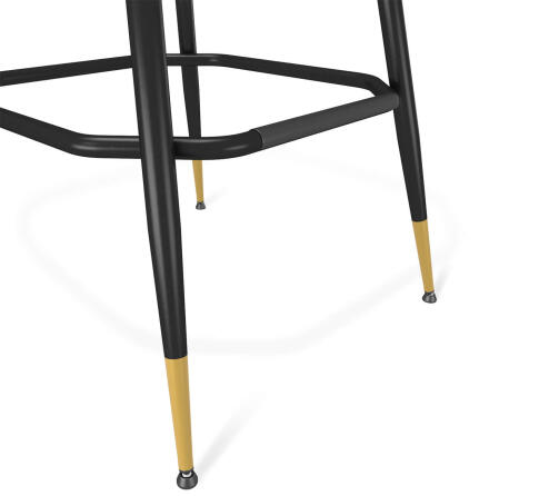 Стул барный Sheffilton SHT-ST39/S148 тихий океан/черный муар/золото