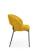 Стул HALMAR K373 горчичный/черный