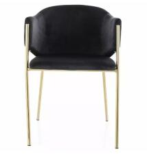 Стул SIGNAL BONO Velvet Bluvel 19 черный/золотой