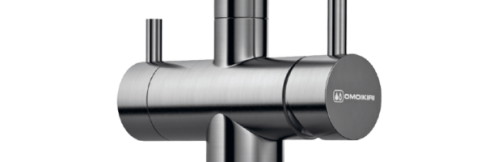 Смеситель для кухни Omoikiri Kanto-BN-WH нержавеющая сталь