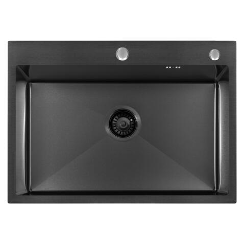 Мойка ARFEKA ECO AR 700*500 BLACK PVD NANO