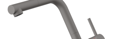 Смеситель для кухни Omoikiri Takamatsu-S-GR leningrad grey