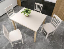 Стол обеденный SIGNAL ADAM кашемир/дуб кремона 90/65