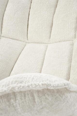 Кресло HALMAR FOFANA кремовый/черный