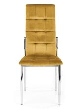 Стул HALMAR K416 горчичный/хром
