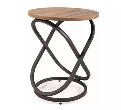 Стол журнальный SIGNAL EOS E дуб артизан/черный