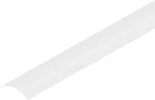 Крышка для алюминиевого профиля углового пластик (16/16х16), 2 м, молочная, AQ