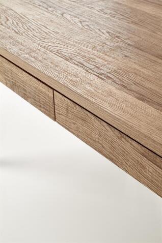 Стол журнальный HALMAR TULUZA орех медовый/черный, 120/55/41