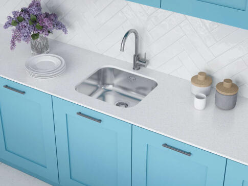 Кухонная мойка из нержавейки Omoikiri Omi 49-U/I-IN нержавеющая сталь