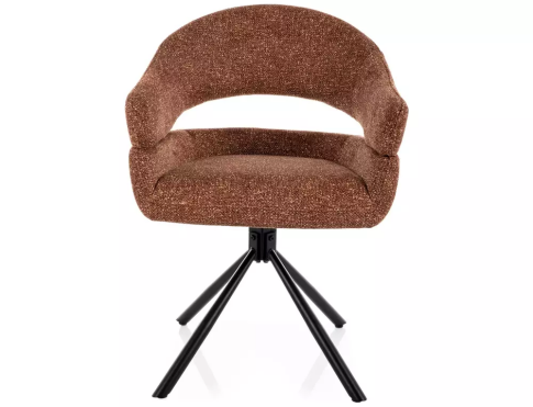 Стул SIGNAL BORGO Leo 35 коричневый/черный, поворотный
