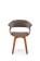 Стул HALMAR K545 серый/орех