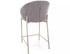 Стул барный SIGNAL KIOTO H-2 t.254 серый/кашемир