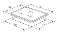 Поверхность газовая ZORG TECHNOLOGY HAG45 FDW black