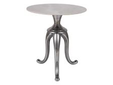 Стол журнальный SIGNAL SNAKE белый/серебряный 48/55