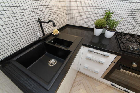 Кухонная мойка Omoikiri Daisen 78-2-BL Artgranit/черный