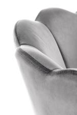 Стул барный HALMAR H106 серый/черный/золотой