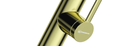 Смеситель для кухни Omoikiri Okawa 2 Plus-LG светлое золото