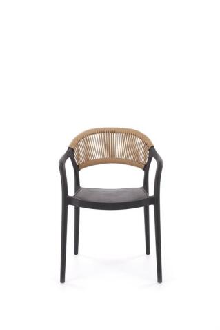 Стул HALMAR K582 черный/натуральный